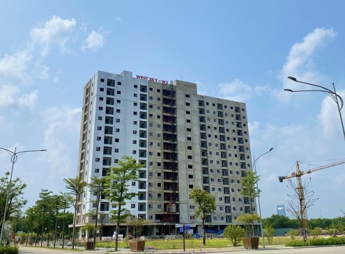 Tòa W3 – West Sky chuẩn bị thay áo mới